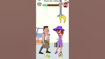 Hook The Robbers_|| Impossible Date 2 tricky riddle: Wait 4 End 😉💕 #gamingshorts #shorts #gaming