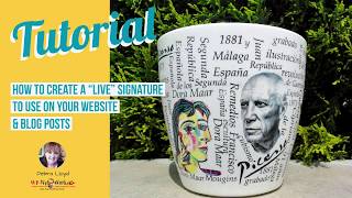 Wp-Webworks How To Tuts - Create A Live Signature