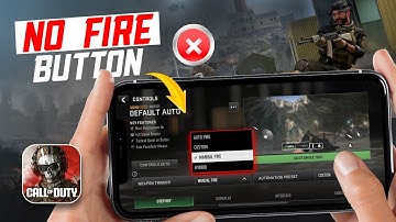 How to Fix No Fire Button on Warzone Mobile on iPhone | Shooting Buttons on Warzone
