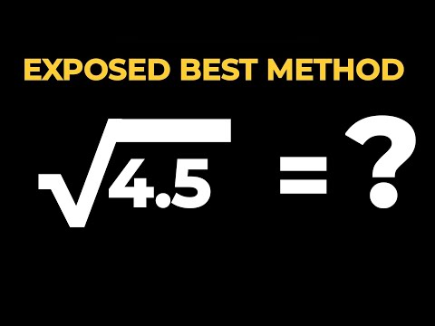 Easiest Way To Find Square Root Of Decimal Number