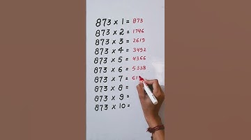 Find mistake in last digit of Table 873...🤔#maths #reasoning