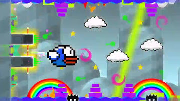 Geometry Dash Custom Levels - Flappy Revolution (by GeometryDan)