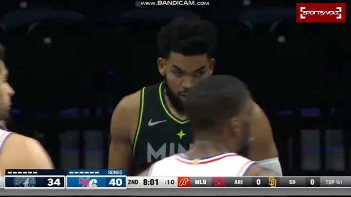 Karl Anthony Towns Ends Joel Embiid's Entire Life With Craziest Poster Dunk Of The Year !