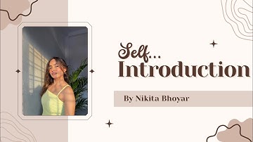 My First YouTube Video | Introduction 😌