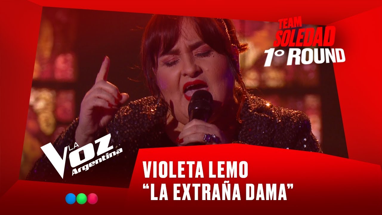 Violeta Lemo - "La extraña dama" - Team Soledad - 1° Round - La Voz Argentina 2025
