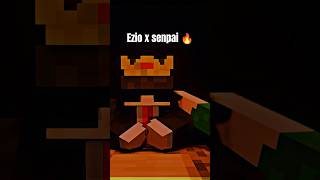 Ezio x Senpai 🔥| Techvidz | #shorts #senpaispider #minecraft | Montagem Alquima |