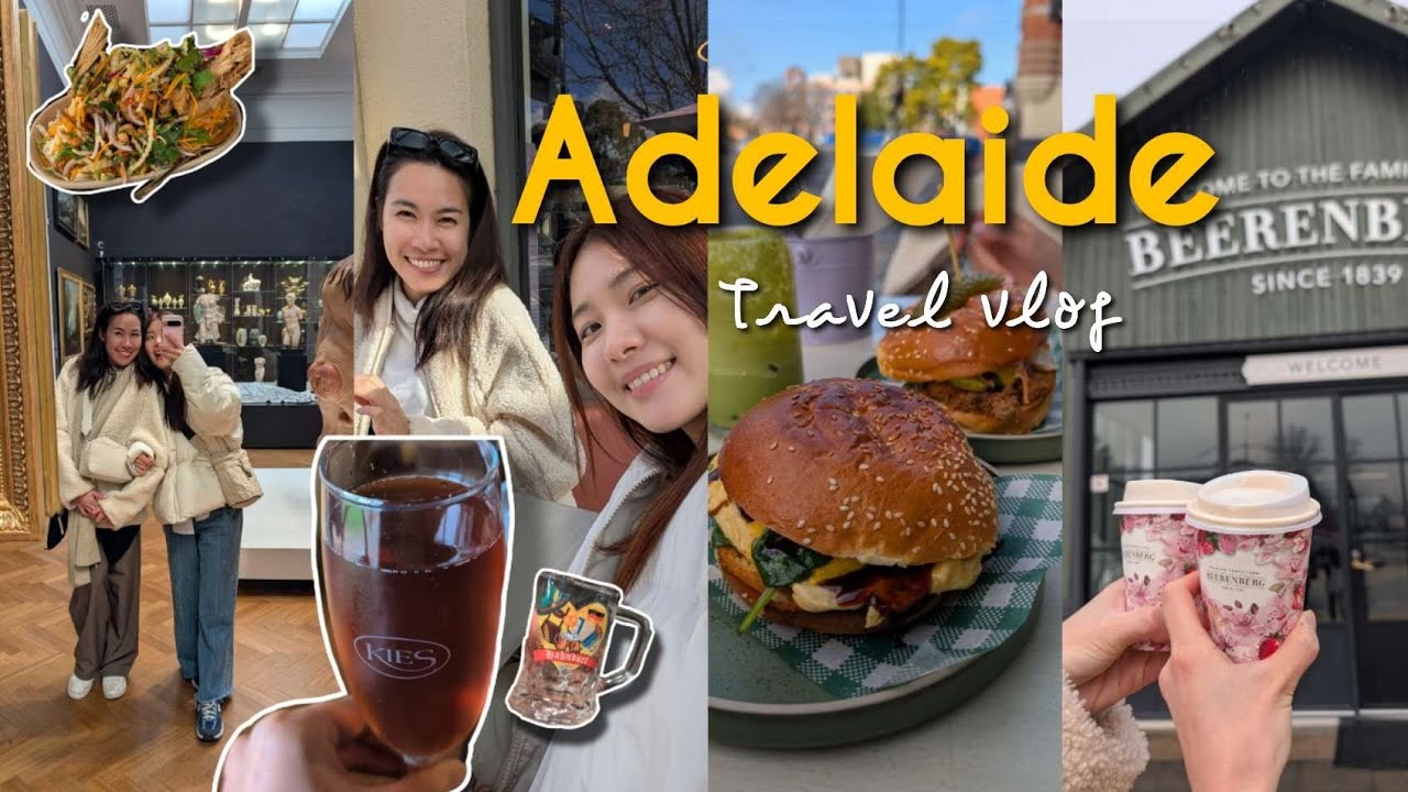 🇦🇺 애들레이드 여행 vlog: Adelaide Hills, wineries, Hahndorf, Art gallery, Adelaide Matcha place ✨