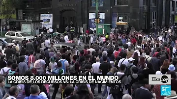 ¿Está disminuyendo la población mundial?