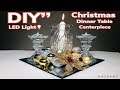 Dollar Tree DIY Christmas Table Centerpiece With LED Lights 2018