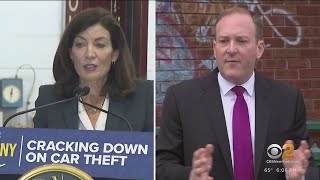 Hochul, Zeldin making race for governor a \\