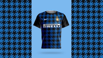 How to Design Soccer Jersey using Square Seamless Geometric Pattern in Corel Draw 2020