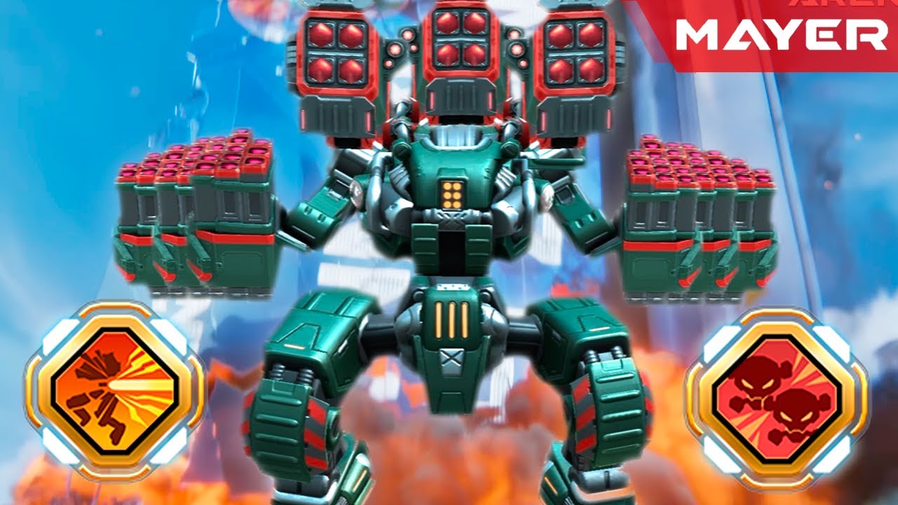 Mega Onyx and Rocket Mortar Ultra  Mech Arena