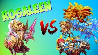 РОЗА ПРОТИВ ТОП 25 ГЕРОЕВ \ ROSALEEN VS TOP 25 HEROES \ БИТВА ЗАМКОВ \ CASTLE CLASH
