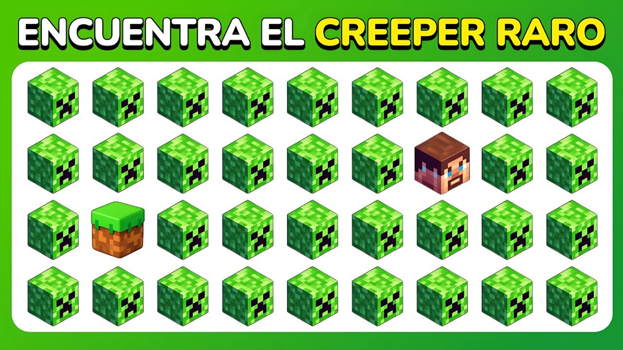 Encuentra el Diferente - Edición de MINECRAFT 🔥⛏️ | 40 Niveles Épicos 🎮