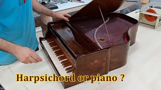 I made a smal piano, maybe a harpsichord मैंने एक छोटा सा पियानो बनाया, शायद एक हार्पसीकोर्ड