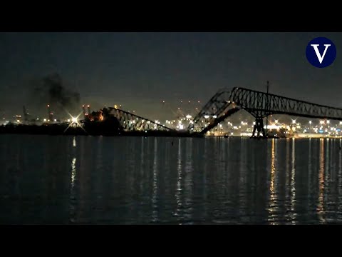 Un puente de Baltimore se derrumba tras el impacto de un carguero