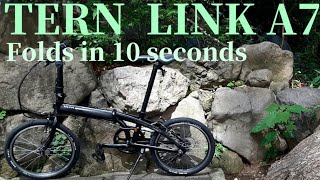 TERN LINK A7  ※10秒で折り畳む！Folds in 10 seconds【ターン】【折り畳み自転車】