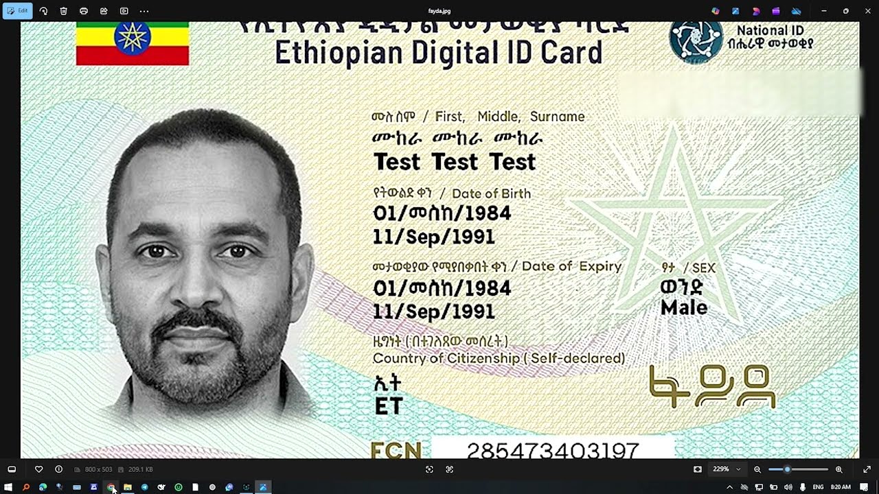 haw to convert FAYDA National ID to Original
