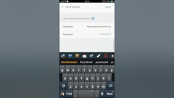 Setting up POP email account in Android phone