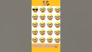 Find the odd one out emojis😄only genius can find within 6 seconds #shorts#short #shortsfeed#youtube