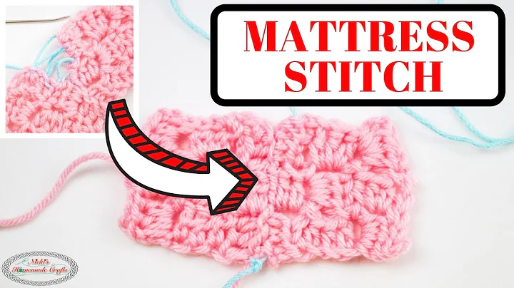How to CROCHET the MATTRESS STITCH - Seamless Sewing Crochet Tutorial