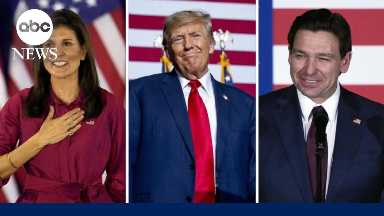 DeSantis projected to pull ahead of Haley in race for second place in Iowa caucuses