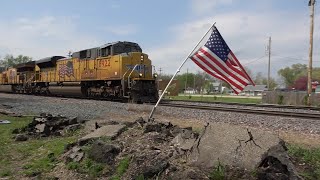 FLYING THE FLAG WITH THE UNION PACIFIC! MULTIPLE CROSSOVER MOVES AND DRONE VIEWS!