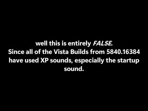The ACTUAL Windows Vista Beta Startup Sound