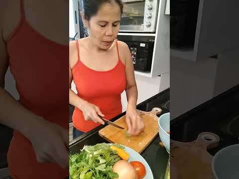 How I prepared my vegetables salad the best for diet 😋