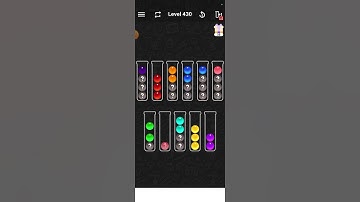 ball sort color water puzzle level 430