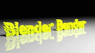 Blender Bender - Sample Intro Created With Blender