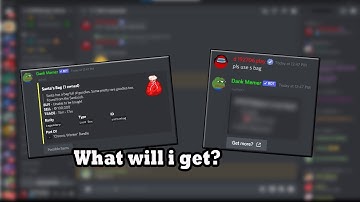 I opened a Santa Bag on Dank Memer ( discord game ) 😲