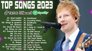 Top 100 Songs Of 2023 - The Weeknd, Maroon 5, Ed Sheeran, Justin Bieber, Dua Lipa, Adele, Ava Max