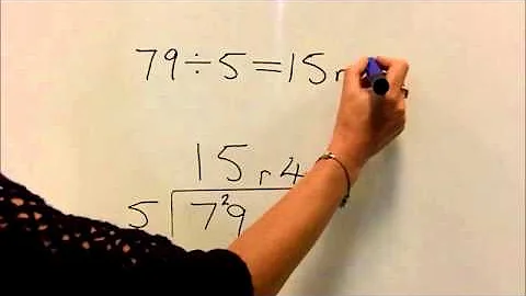 Short Division with Remainders Years 5 to 6