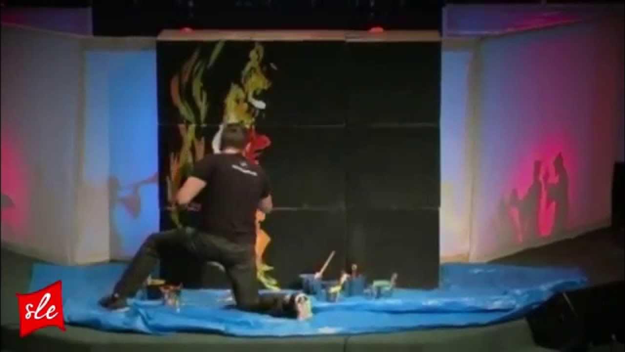 speed painter "revel" painting jesus upside down YouTube