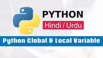 Python Global & Local Variable Tutorial in Hindi / Urdu
