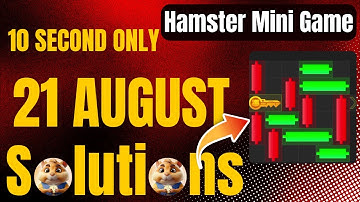 21 August How to Solve Mini Game PUZZLE in Hamster Kombat (100% SOLVED!)