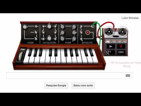 Playing with Google Doodle Moog