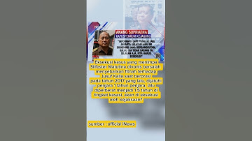 Ada Apa Dengan Silfester Matutina? #videoshort #hukum #eksekusi #inews