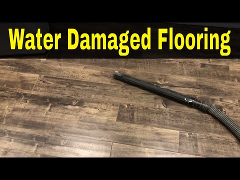 Water Damaged Laminate Flooring-How To Fix It (Without Replacing It)