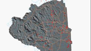 Pothole Locations Map Animation 2011-2012