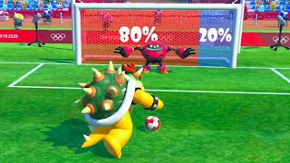 Mario and Sonic at The Olympic Games Tokyo 2020 Football Team Bowser vs Team Jet & Mario & Yoshi