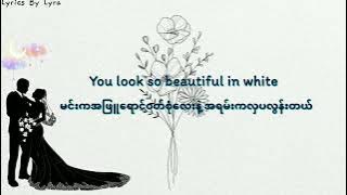 Lirik Shane Filan - Beautiful In White (Subtitle Myanmar dan Subtitle Bahasa Inggris)