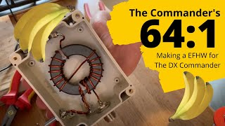HAM Radio: Callums 64:1 a EFHW for the DX Commander..
Callum (The DX Commander) asked for a 49:1 or 64:1 End feed half Wave (EFHW) so he could test one against his DXC All Band Vertical antenna, So I built him one... :)
Fair-rite 240-43 core
1.8mm enamel coated copper wire
Weather proof plastic box
Stainless steel M6 nuts and bolts
SO239
100pF 3KV Capacitor
16 Turns, 2 are coupled
Please subscribe :)
Many thanks
Mike M0MSN HAM Radio: Callums 64:1 a EFHW for the DX Commander..