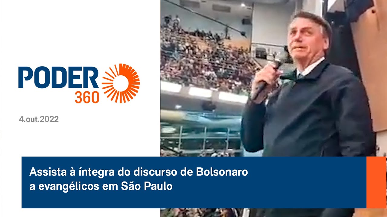 Assista à íntegra do discurso de Bolsonaro a evangélicos em São Paulo