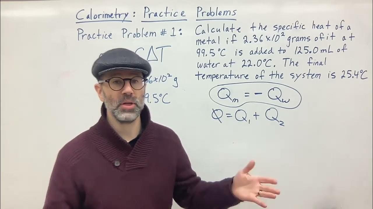 Calorimetry Practice Problems (Part 1) - YouTube