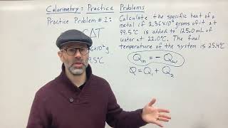 Calorimetry Practice Problems (Part 1)
