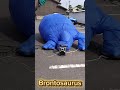 Dinosaur shooting game event production / Brontosaurus Inflatable / 恐竜シューティング プロントサウルス #Dinosaur