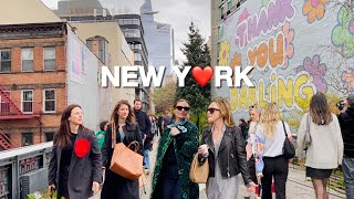 [4K]🇺🇸NYC Spring Walk🗽Chelsea to Hudson Yards in Manhattan 🌸Walking on The High Line | Apr 2024