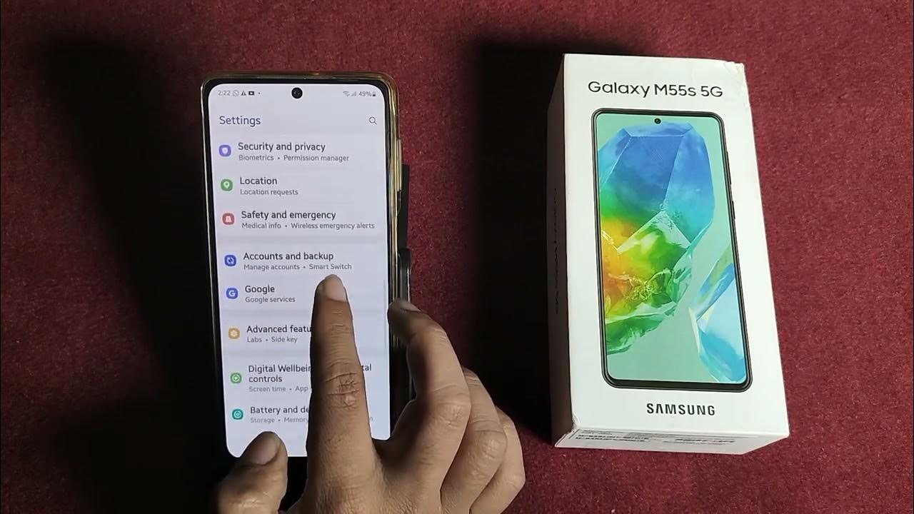 how-to-turn-on-double-tap-to-screen-on-samsung-galaxy-m55s-5g-double